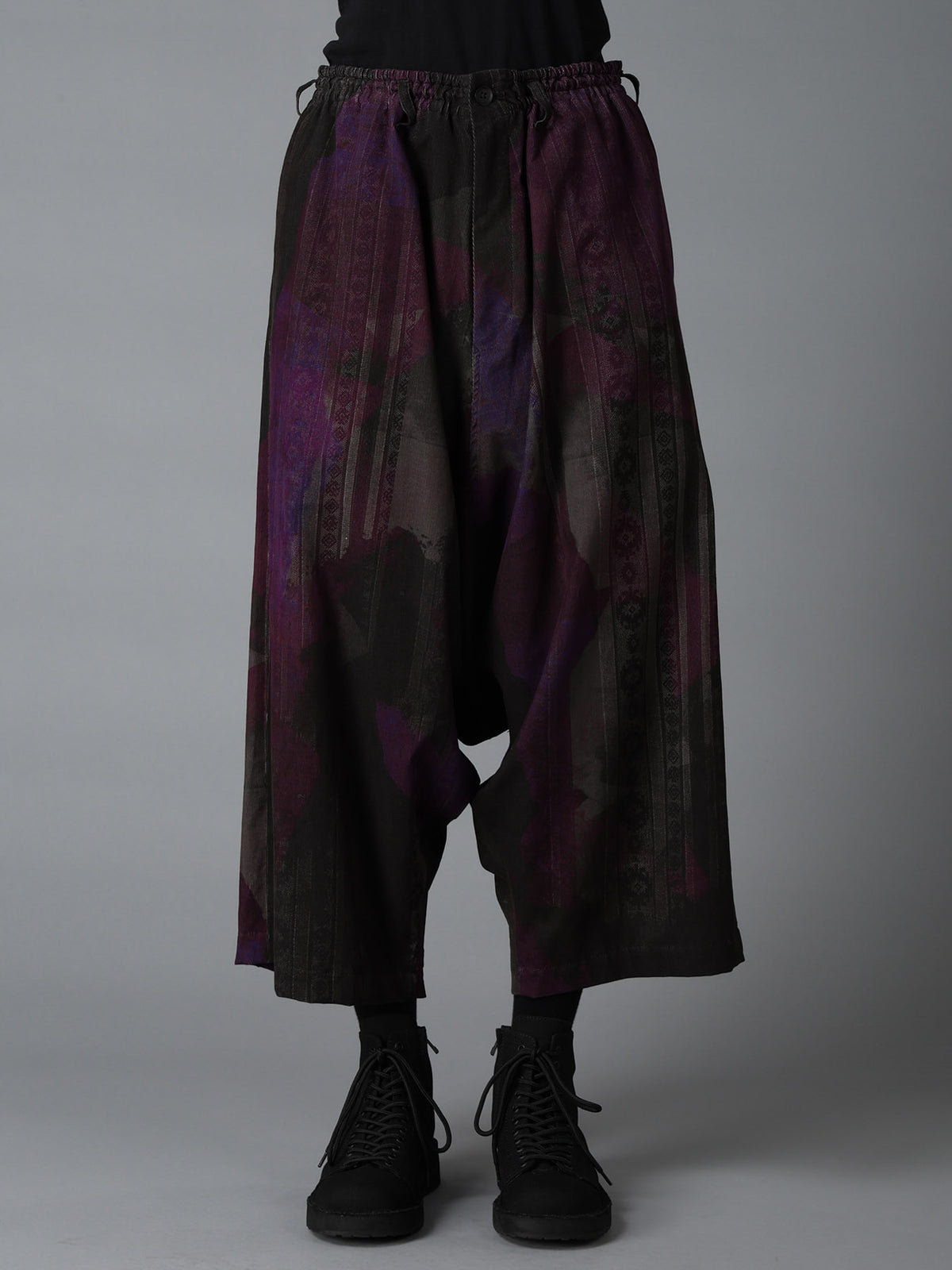 NARROW RIB CORDUROY SAROUEL PANTS