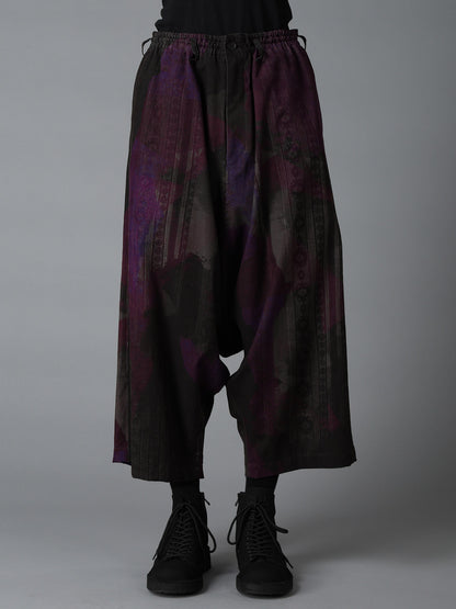 NARROW RIB CORDUROY SAROUEL PANTS