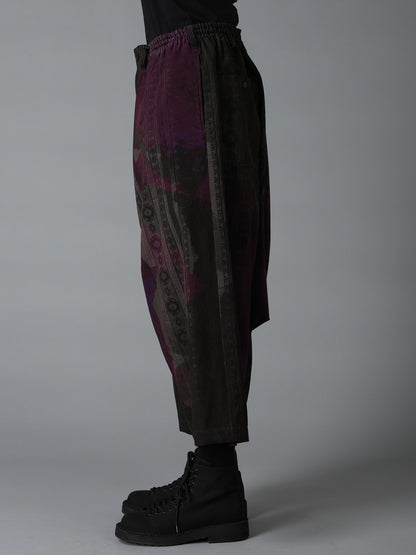 NARROW RIB CORDUROY SAROUEL PANTS