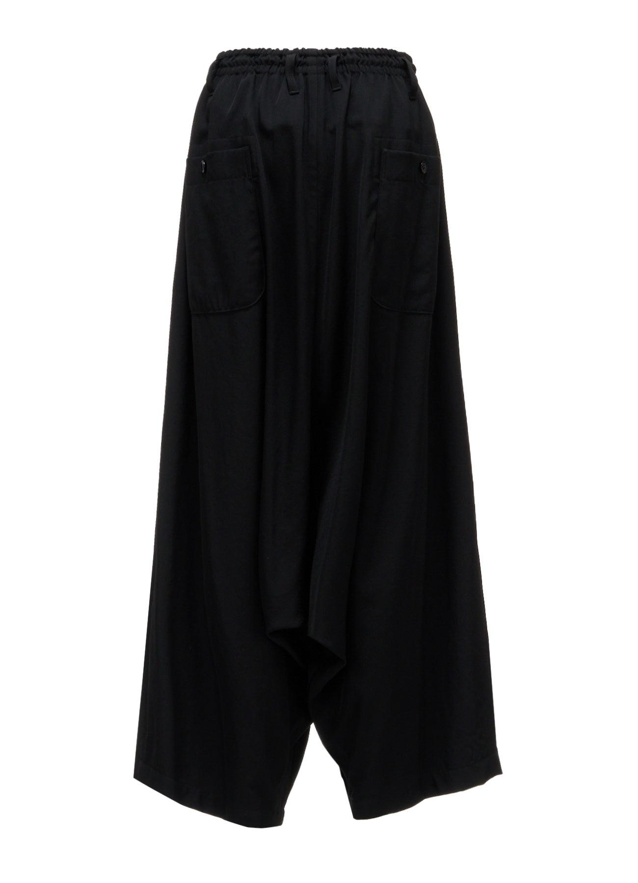 WOOL GABARDINE SAROUEL PANTS