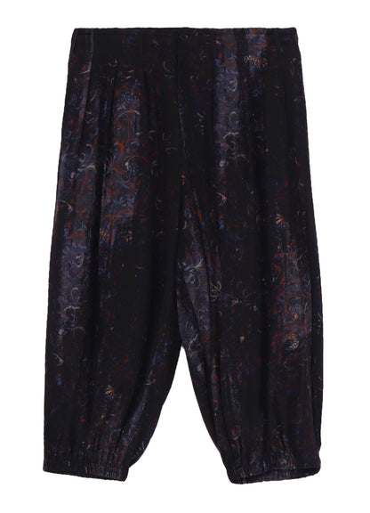 RAYON PAISLEY BALLOON CROW PANTS