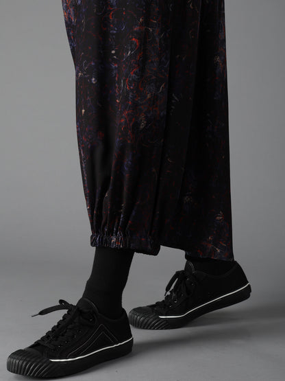 RAYON PAISLEY BALLOON CROW PANTS