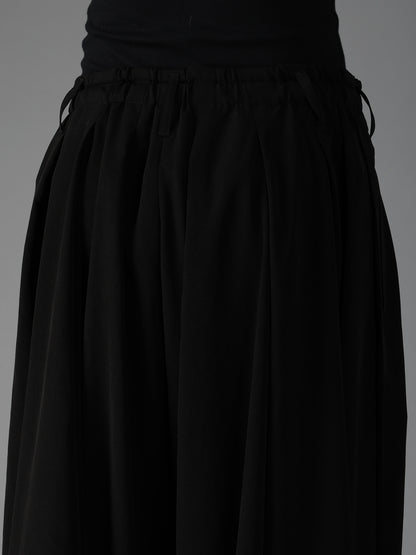 CREPE de CHINE BALLOON CROW PANTS
