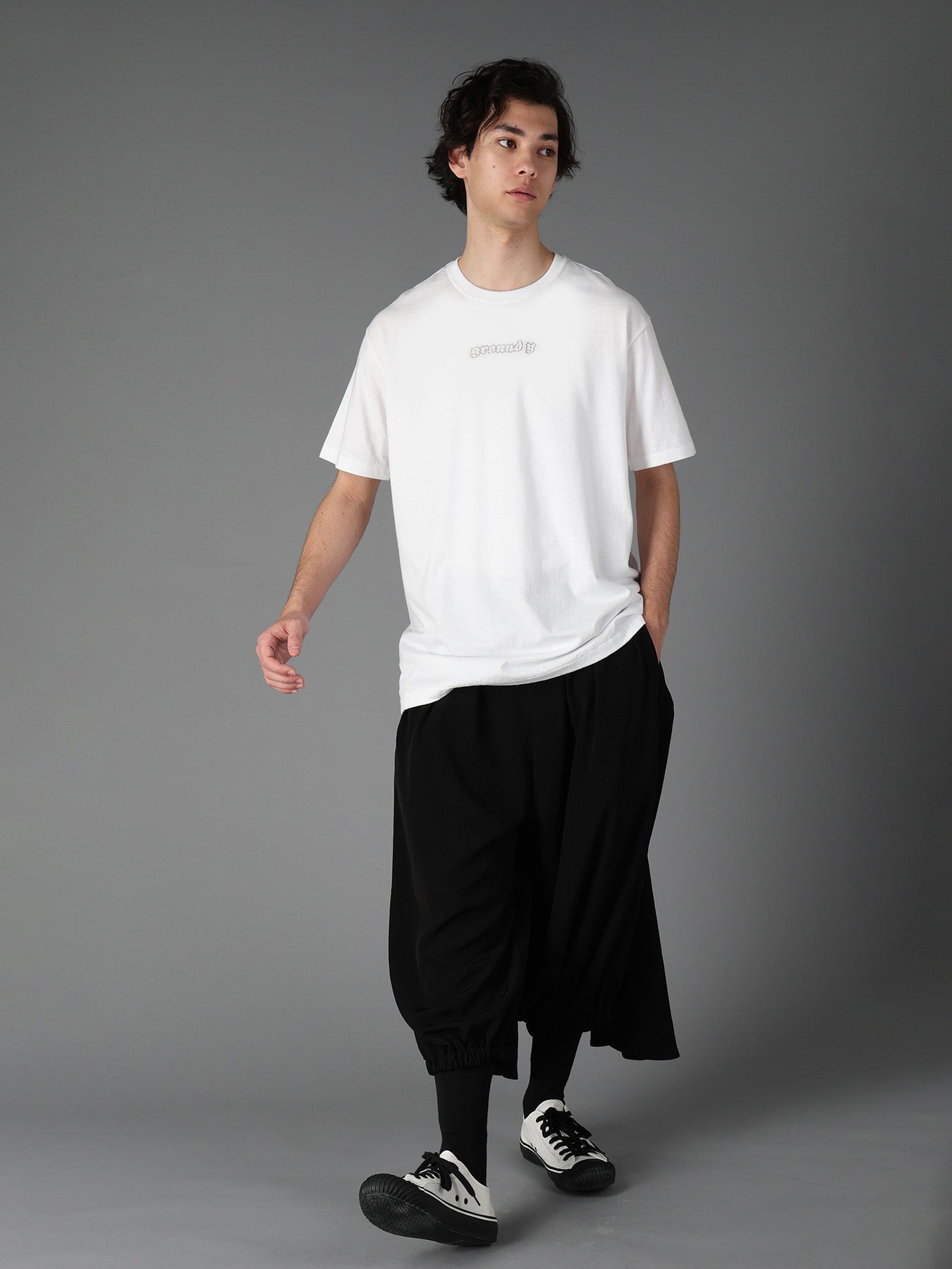 CREPE de CHINE BALLOON CROW PANTS