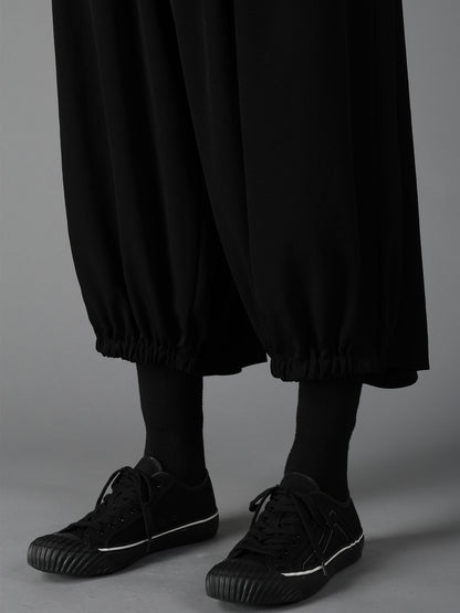 CREPE de CHINE BALLOON CROW PANTS