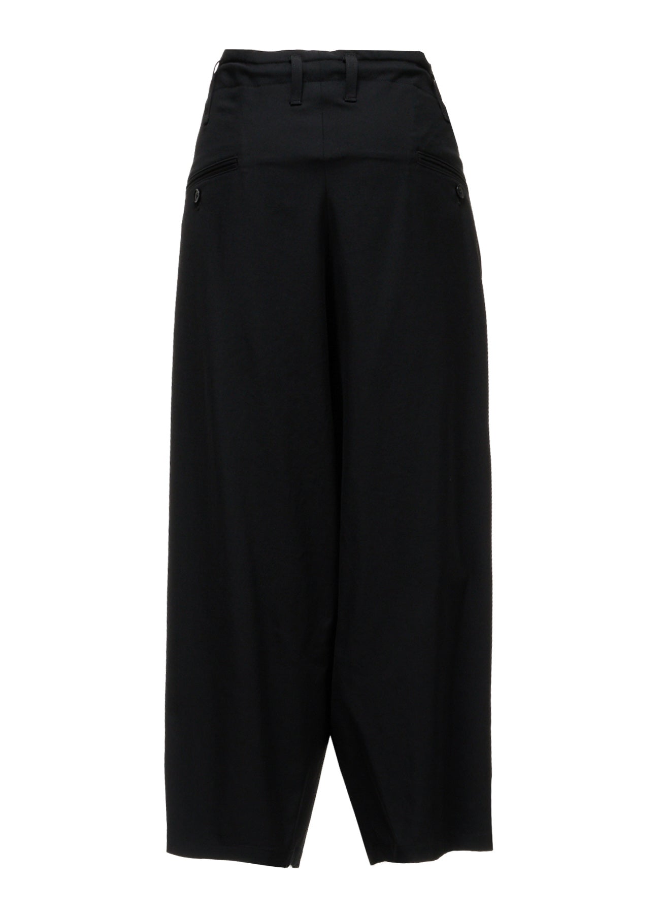 WOOL GABARDINE CROPPED PANTS