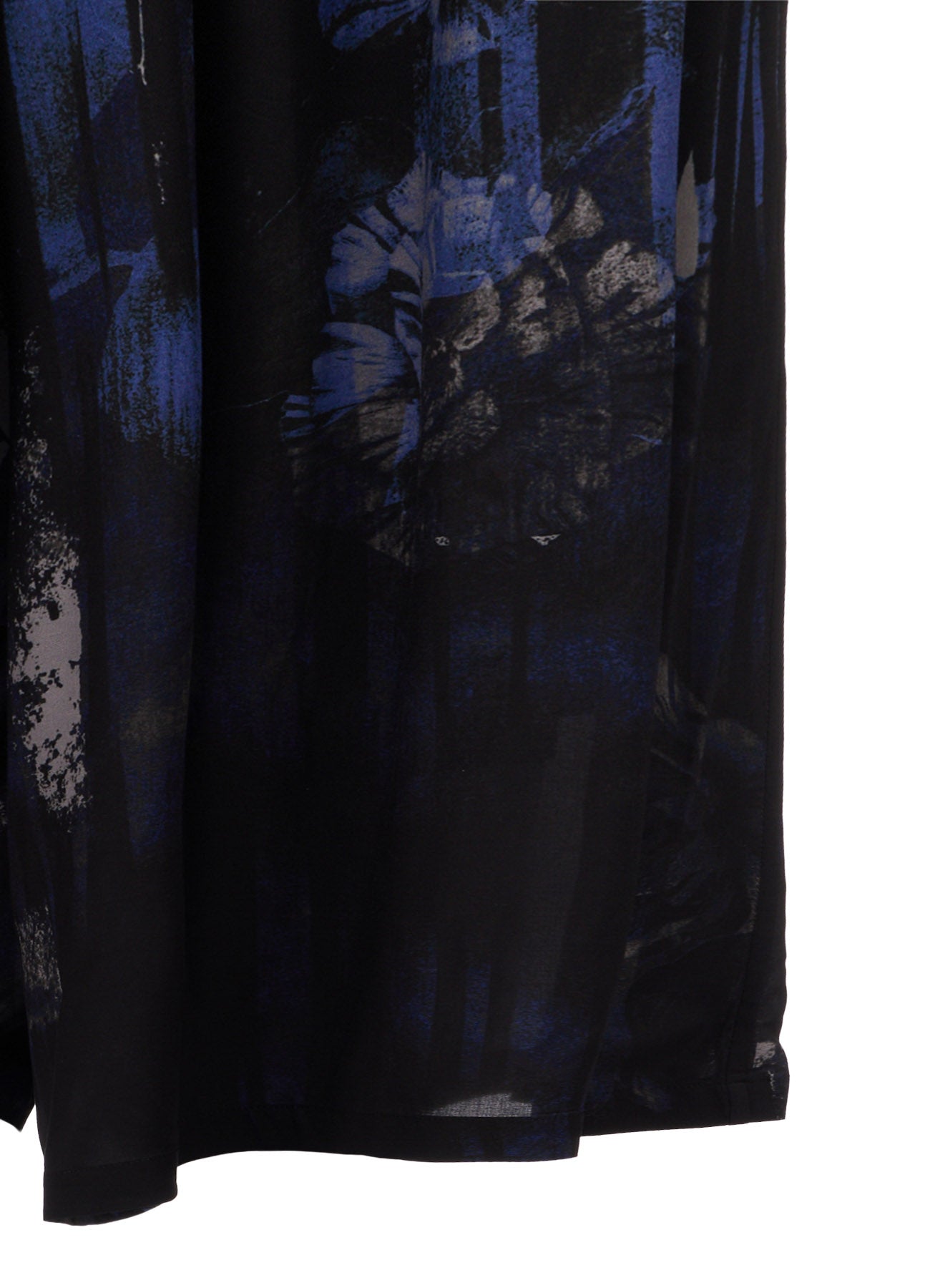 RAYON FLORAL STRIPED CULOTTE PANTS