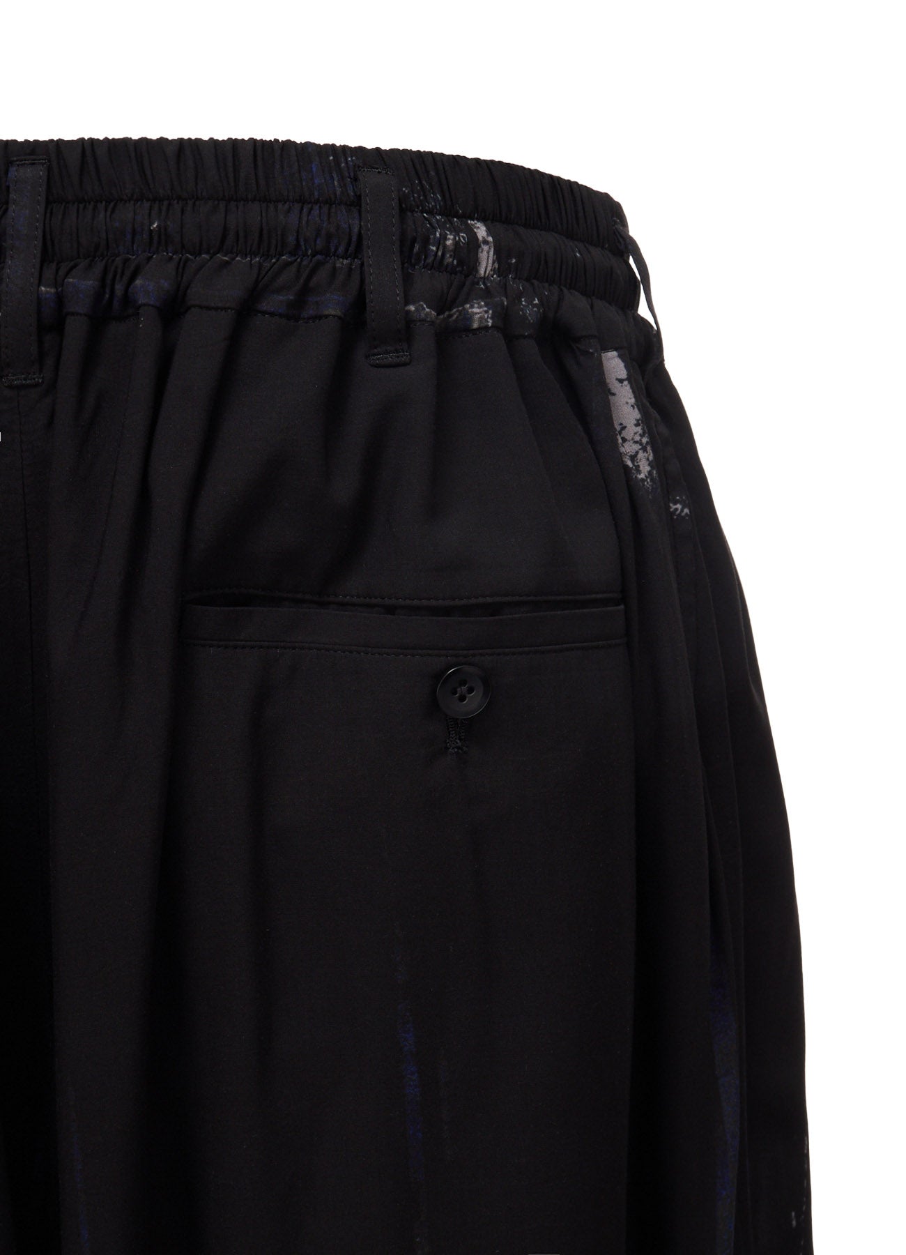RAYON FLORAL STRIPED CULOTTE PANTS