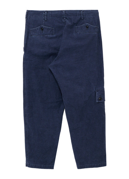 SULFUR DYED BACK SATIN POCKET SLIM PANTS
