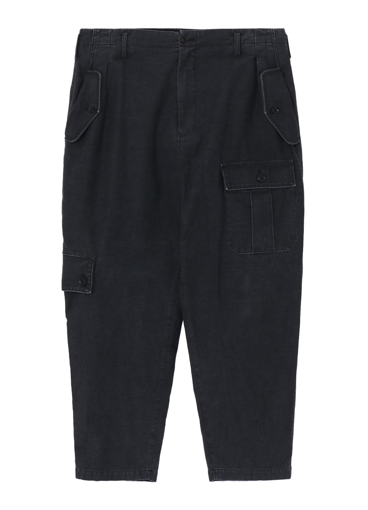 SULFUR DYED BACK SATIN POCKET SLIM PANTS