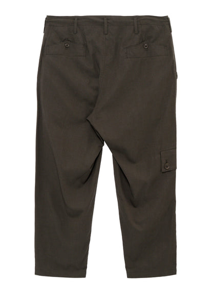 CELLULOSE COTTON BIO TWILL POCKET SLIM PANTS