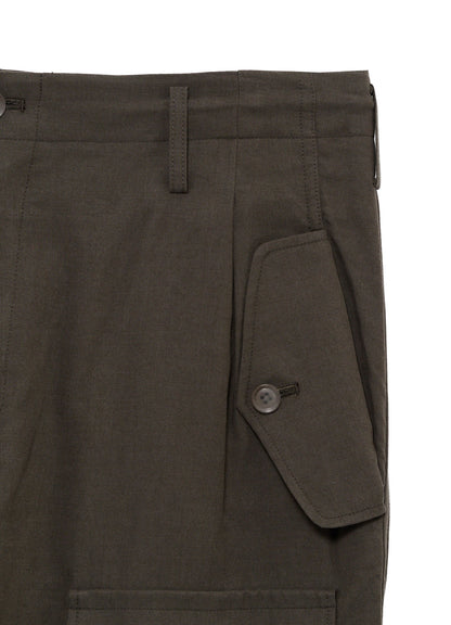 CELLULOSE COTTON BIO TWILL POCKET SLIM PANTS