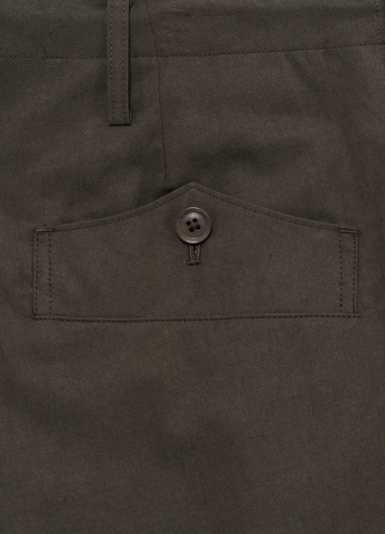 CELLULOSE COTTON BIO TWILL POCKET SLIM PANTS