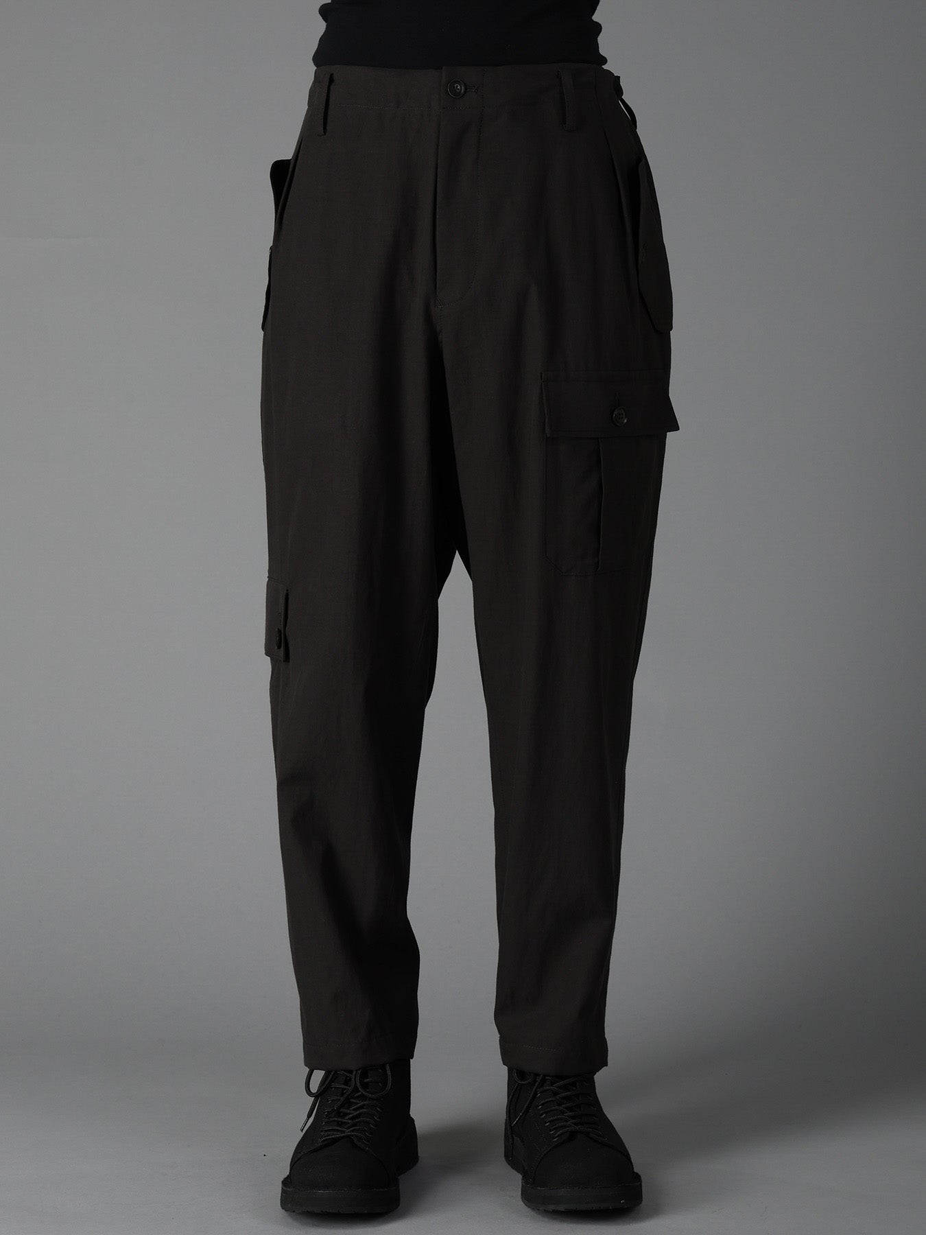 CELLULOSE COTTON BIO TWILL POCKET SLIM PANTS