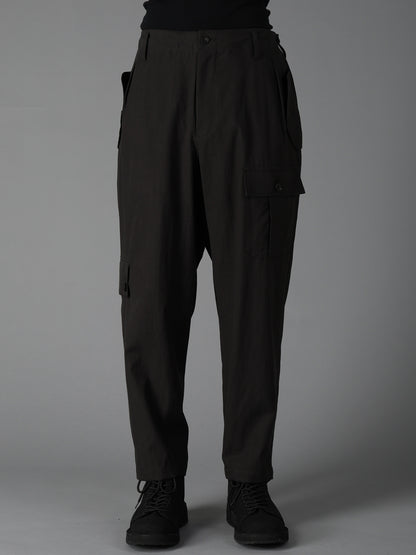CELLULOSE COTTON BIO TWILL POCKET SLIM PANTS
