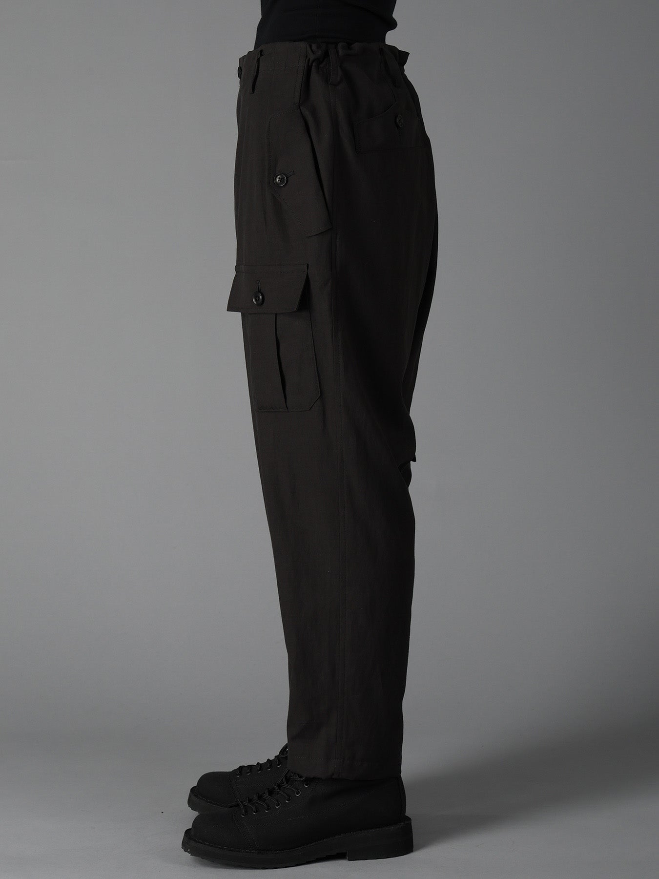 CELLULOSE COTTON BIO TWILL POCKET SLIM PANTS
