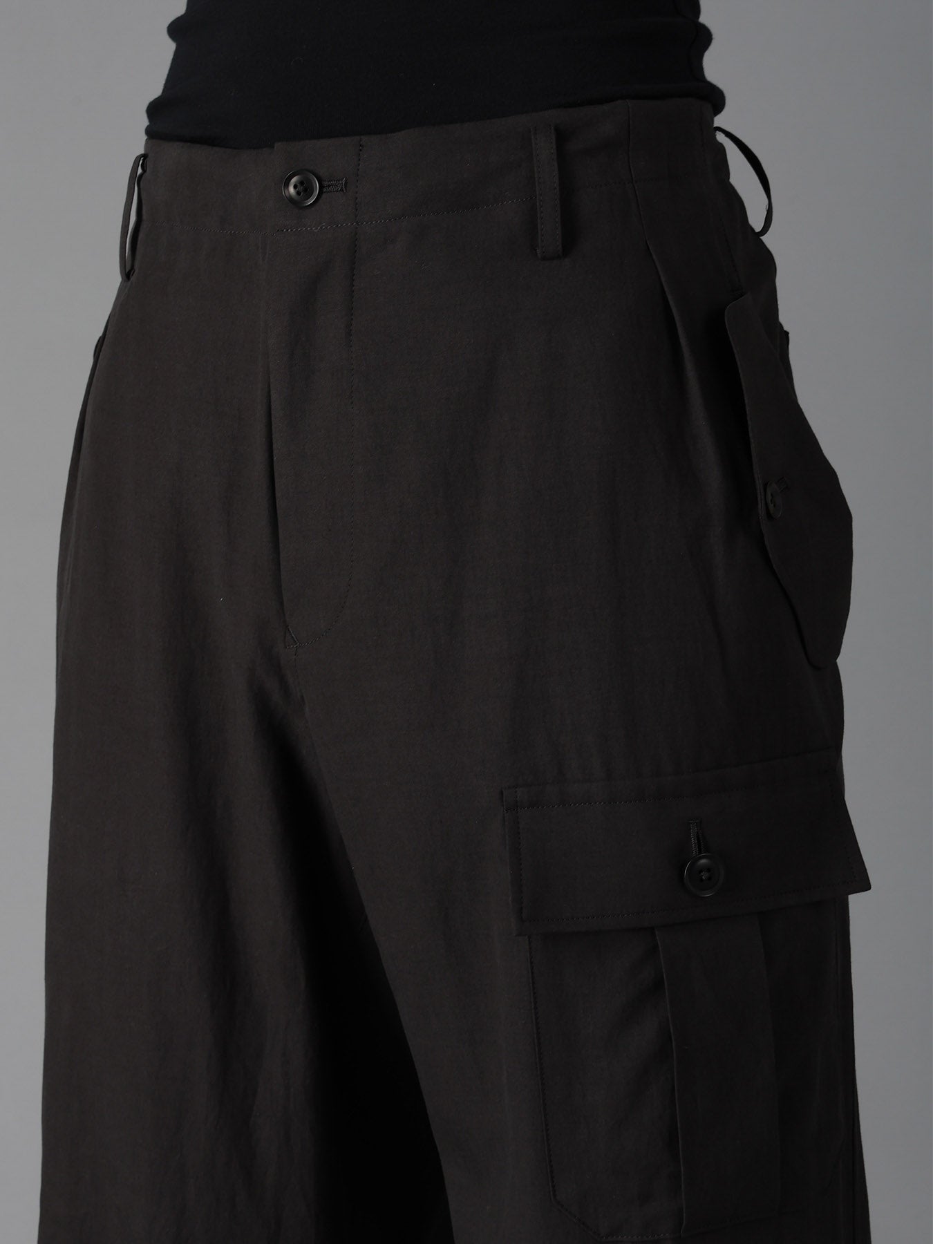CELLULOSE COTTON BIO TWILL POCKET SLIM PANTS