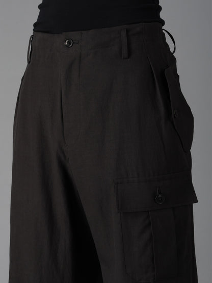 CELLULOSE COTTON BIO TWILL POCKET SLIM PANTS