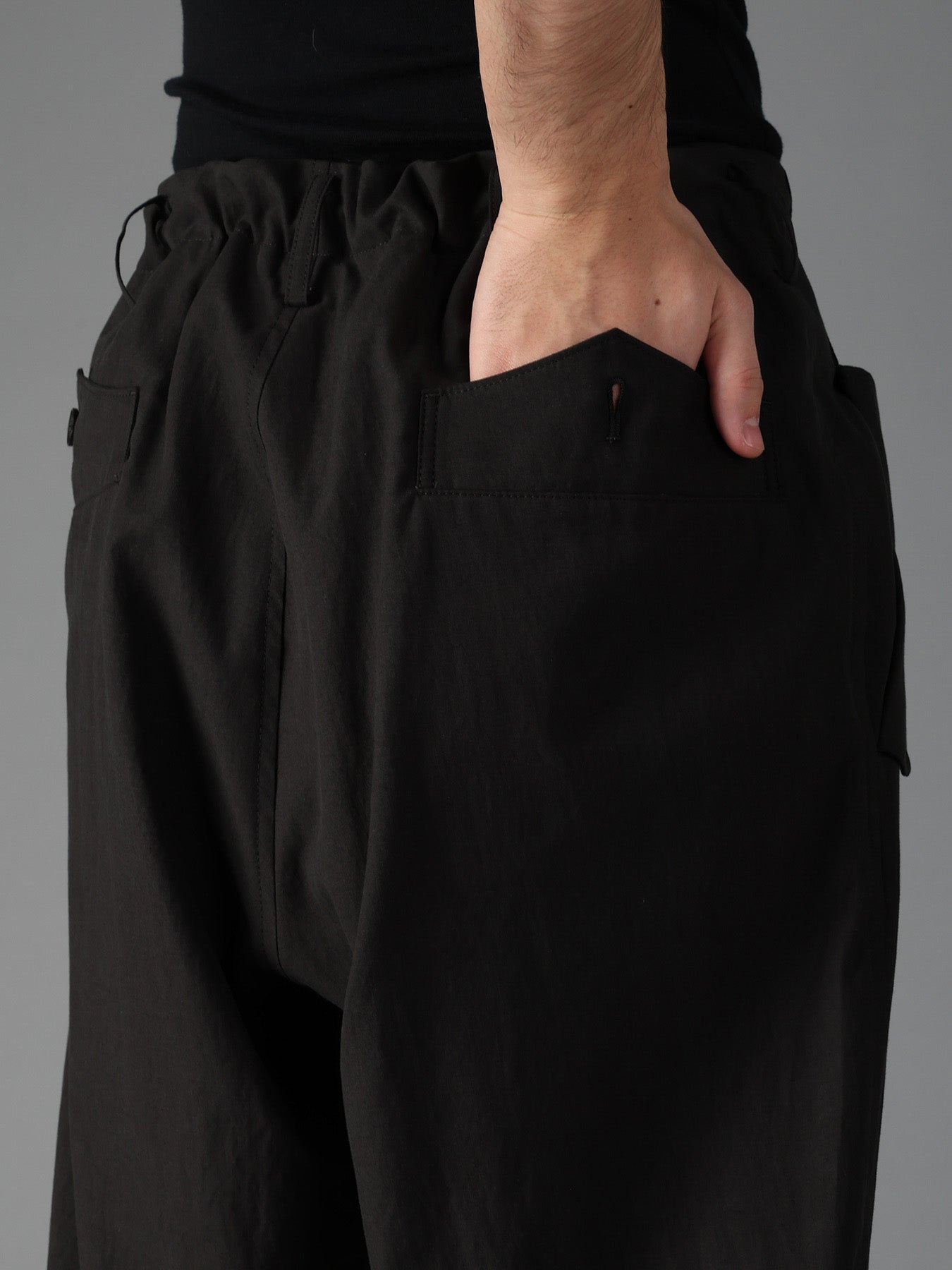 CELLULOSE COTTON BIO TWILL POCKET SLIM PANTS