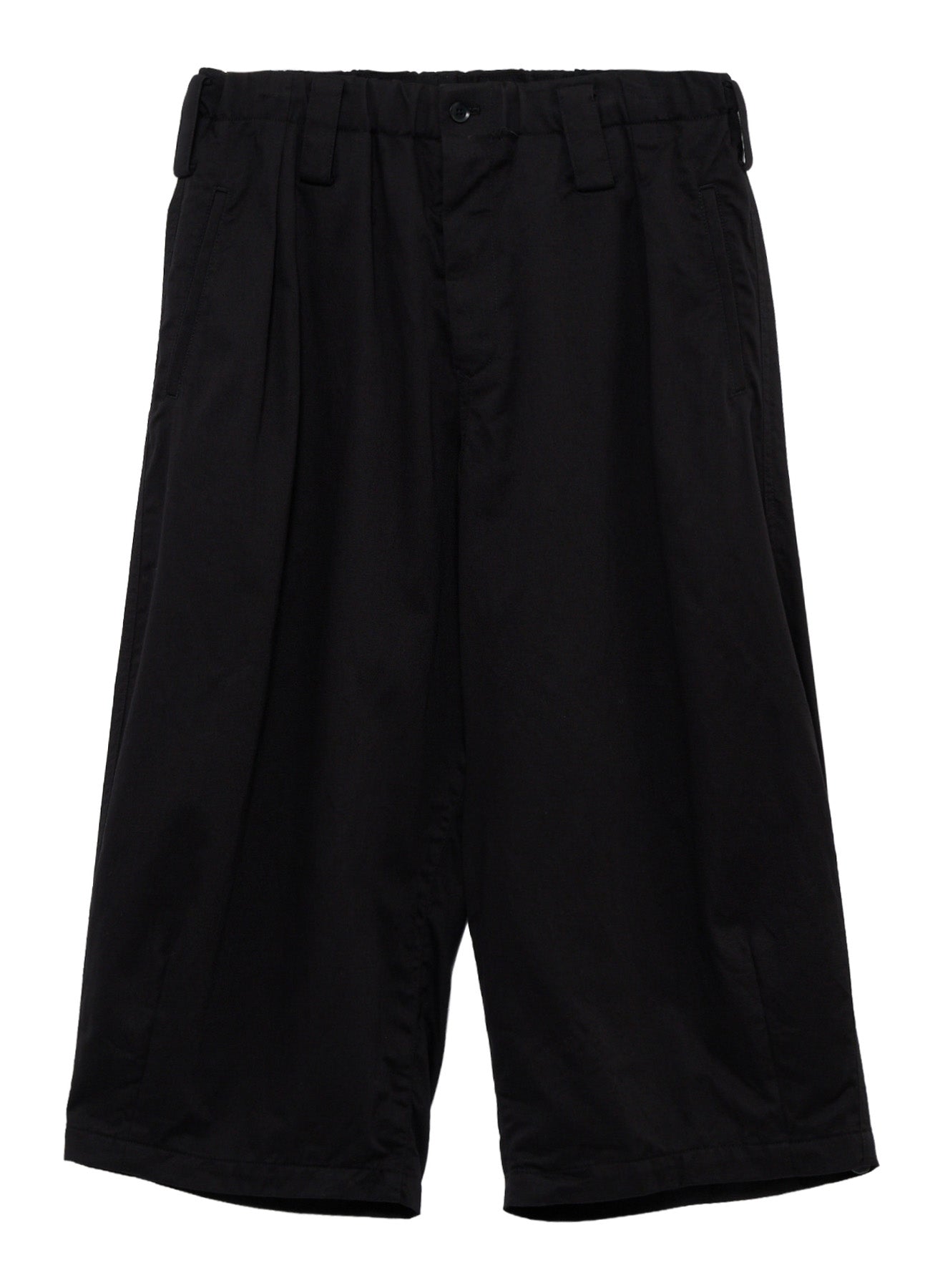 COTTON TWILL WIDE PANTS