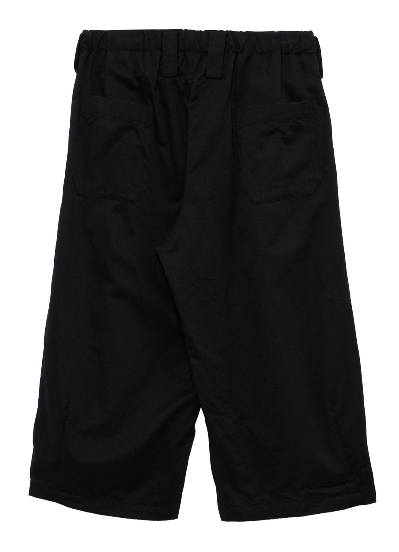 COTTON TWILL WIDE PANTS