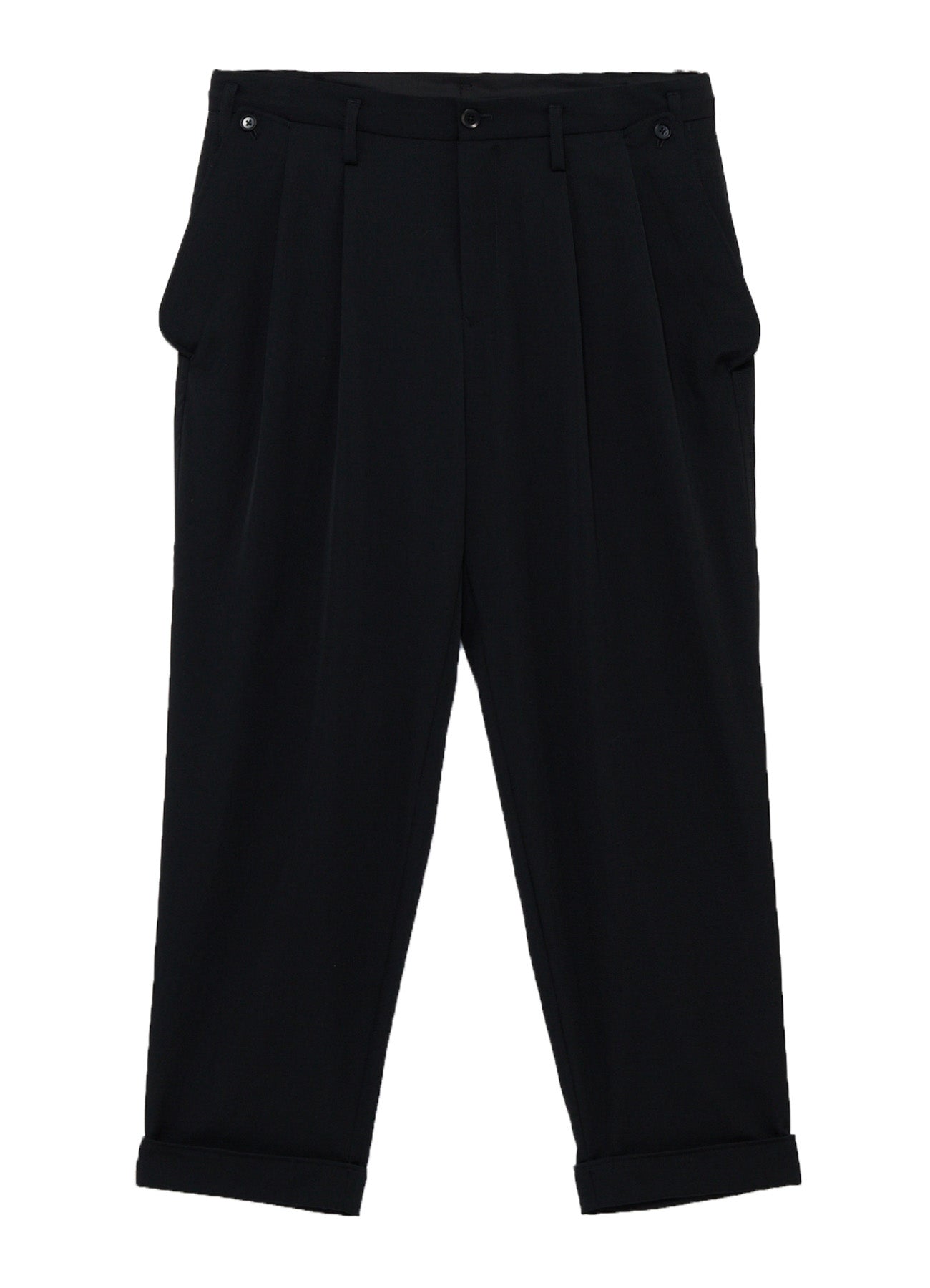 WOOL GABARDINE FLAP PANTS – THE SHOP YOHJI YAMAMOTO