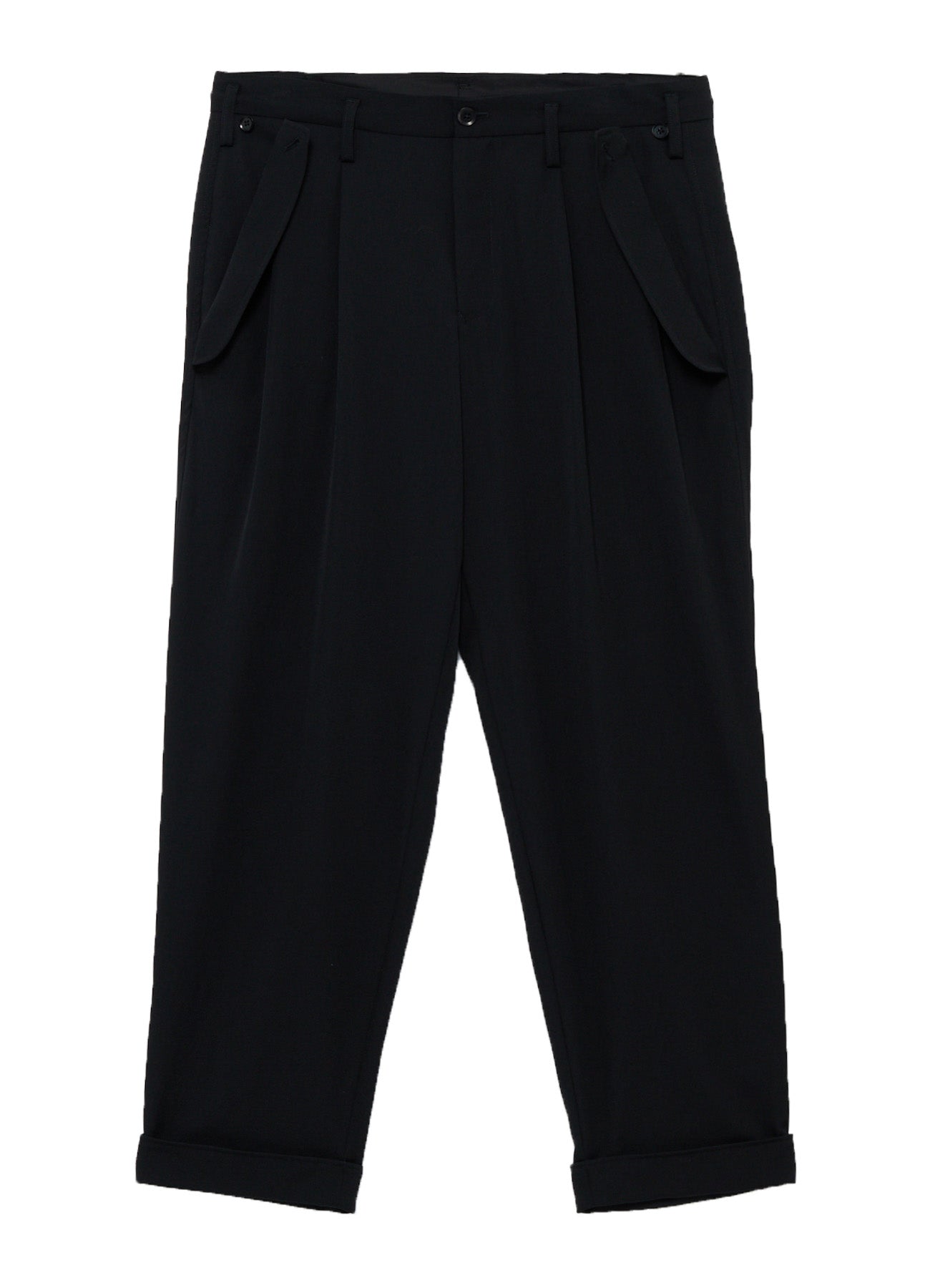 WOOL GABARDINE FLAP PANTS – THE SHOP YOHJI YAMAMOTO
