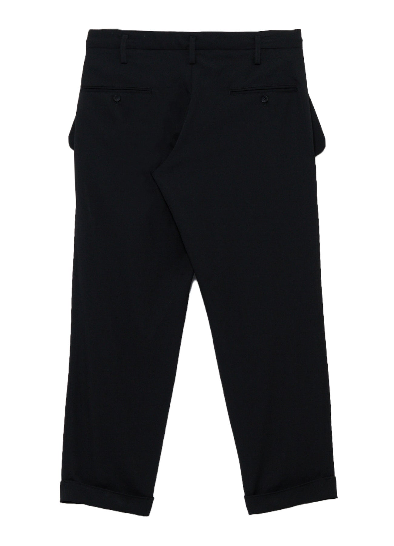 WOOL GABARDINE FLAP PANTS – THE SHOP YOHJI YAMAMOTO
