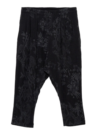 BATIK PATTERN TAPERED PANTS