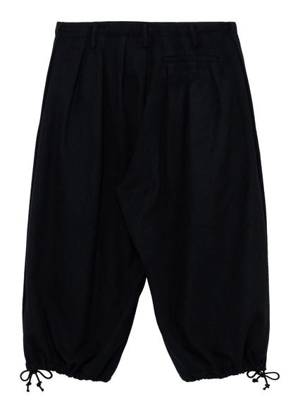 MELTON WOOL BALLOON PANTS