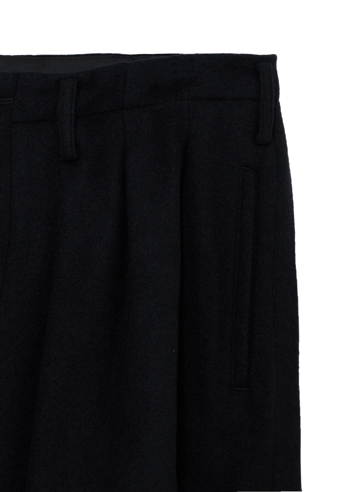 MELTON WOOL BALLOON PANTS