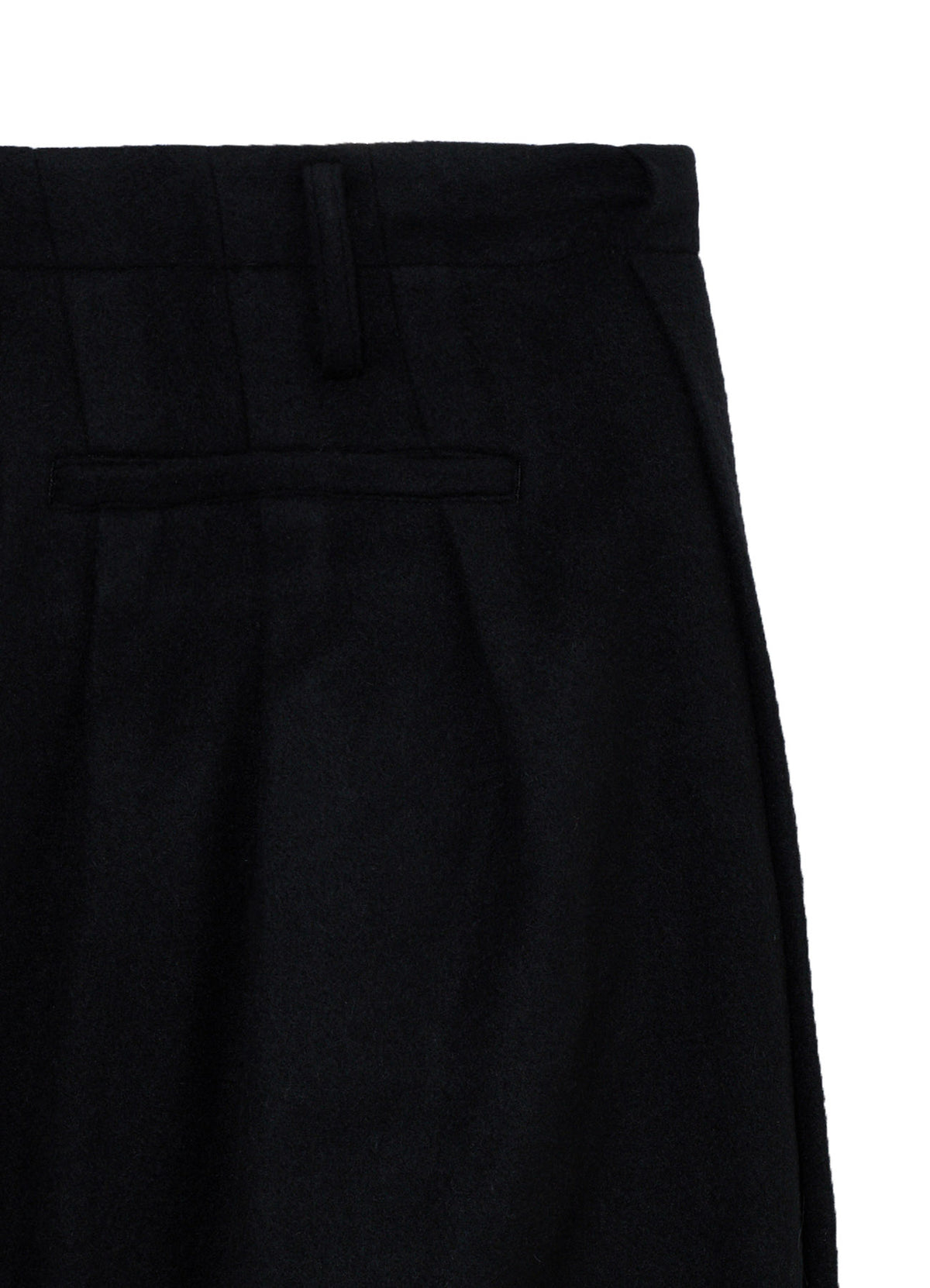 MELTON WOOL BALLOON PANTS