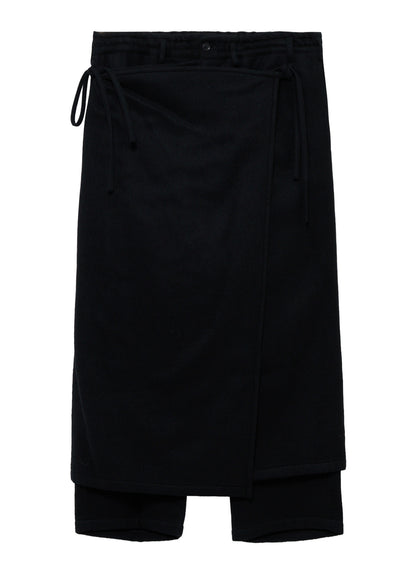 MELTON WOOL SKIRT PANTS