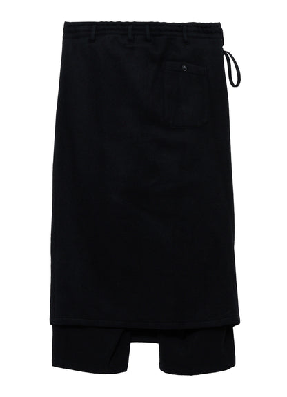 MELTON WOOL SKIRT PANTS