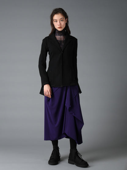 CREPE de CHINE SQUARE SKIRT