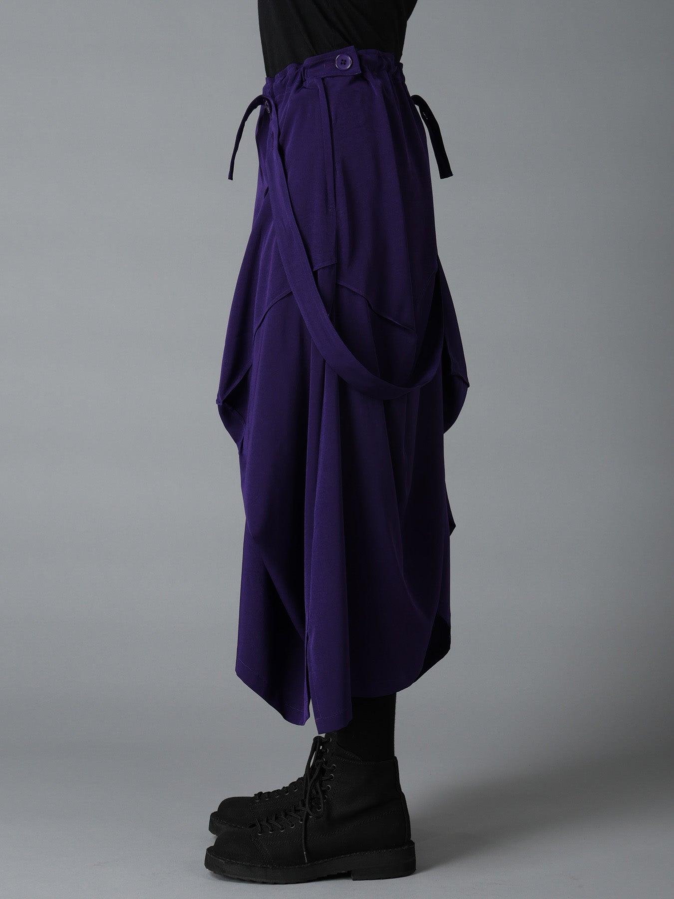 CREPE de CHINE SQUARE SKIRT