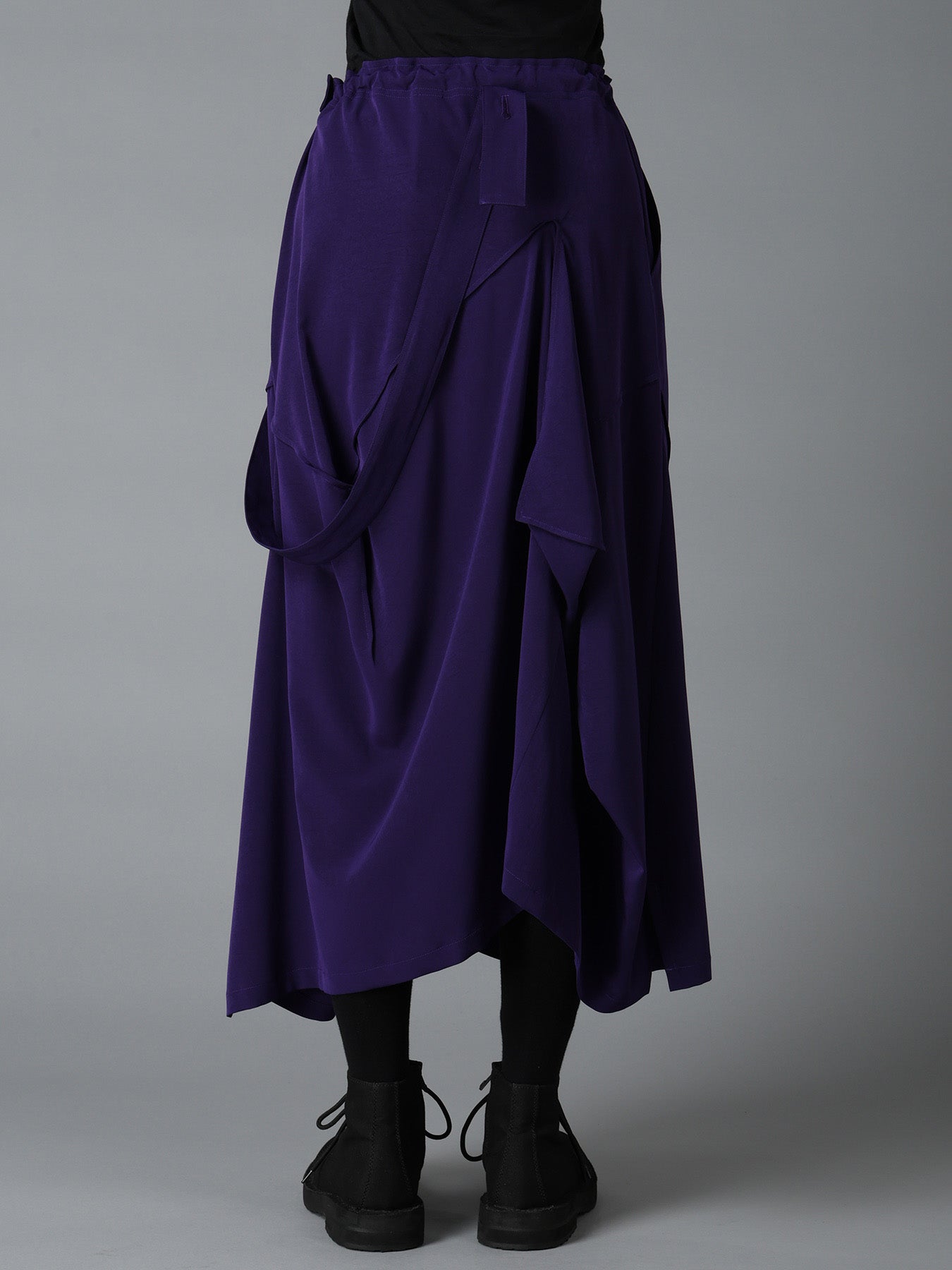 CREPE de CHINE SQUARE SKIRT