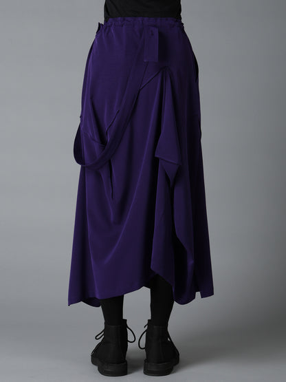CREPE de CHINE SQUARE SKIRT