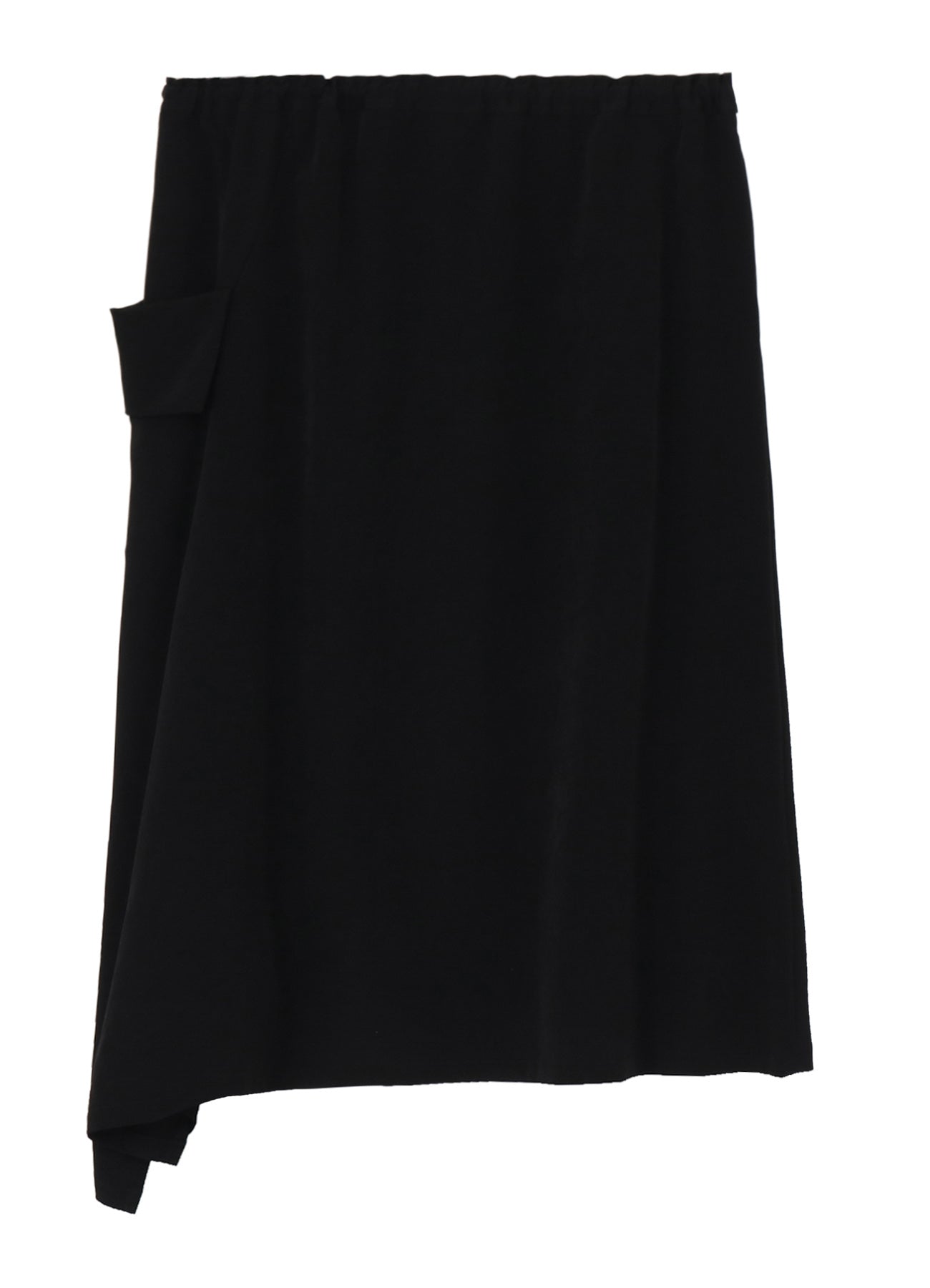 CREPE de CHINE LEFT DROP GATHER SKIRT