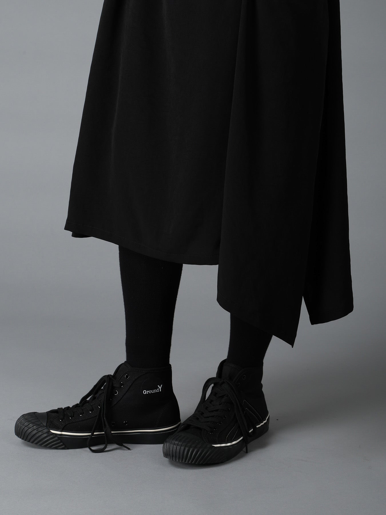 CREPE de CHINE LEFT DROP GATHER SKIRT