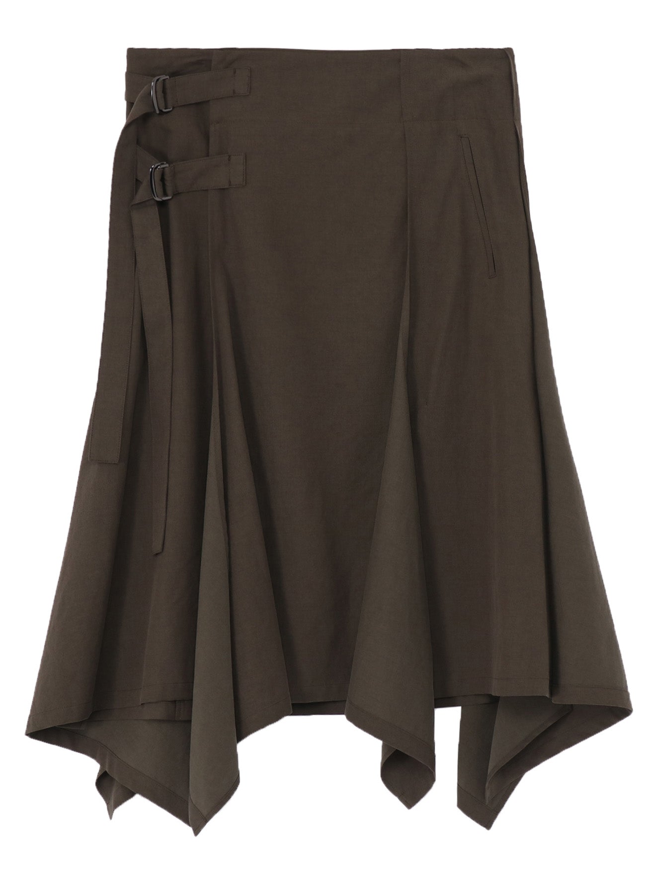 CELLULOSE COTTON BIO TWILL WRAP SKIRT