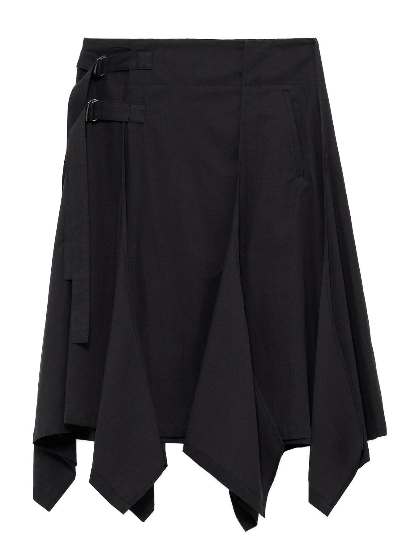 CELLULOSE COTTON BIO TWILL WRAP SKIRT