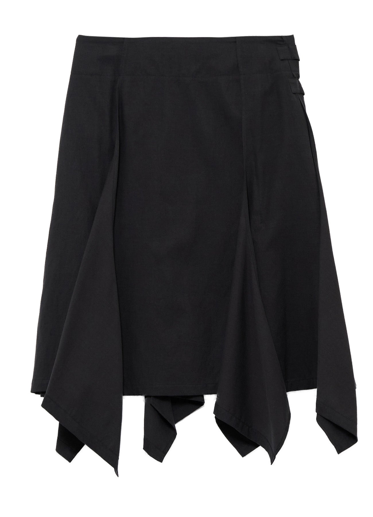 CELLULOSE COTTON BIO TWILL WRAP SKIRT