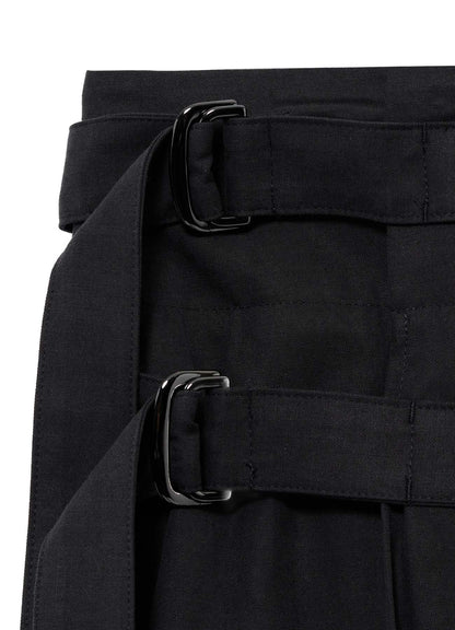 CELLULOSE COTTON BIO TWILL WRAP SKIRT