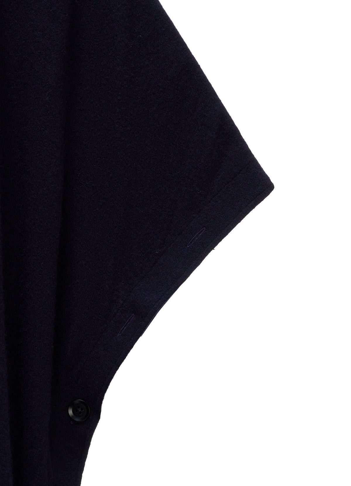 AIRY FEATHERY SIDE-BUTTON OVERSIZED SHORT-SLEEVE T-SHIRT