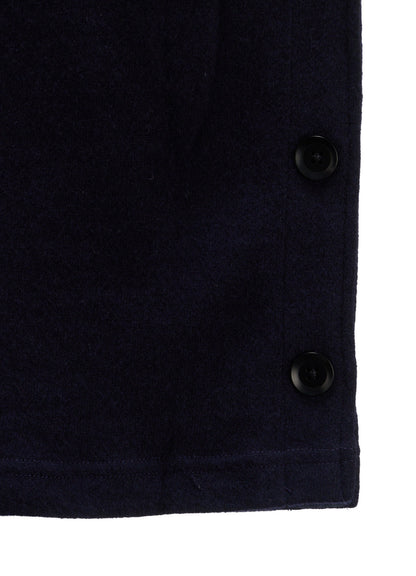 AIRY FEATHERY SIDE-BUTTON OVERSIZED SHORT-SLEEVE T-SHIRT