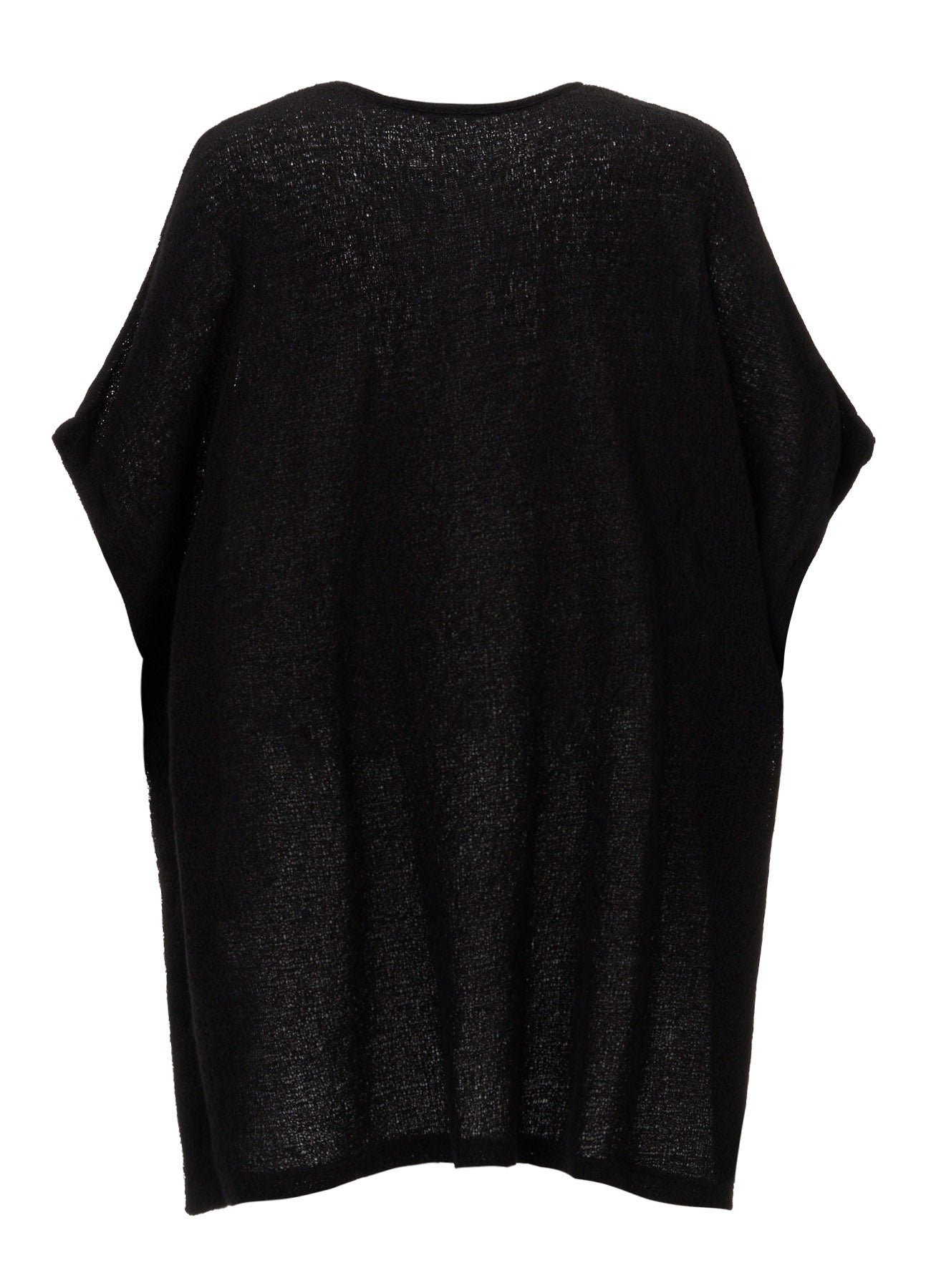 SPIDER WEB KNIT SIDE-BUTTON BIG SHORT-SLEEVED T – THE SHOP YOHJI
