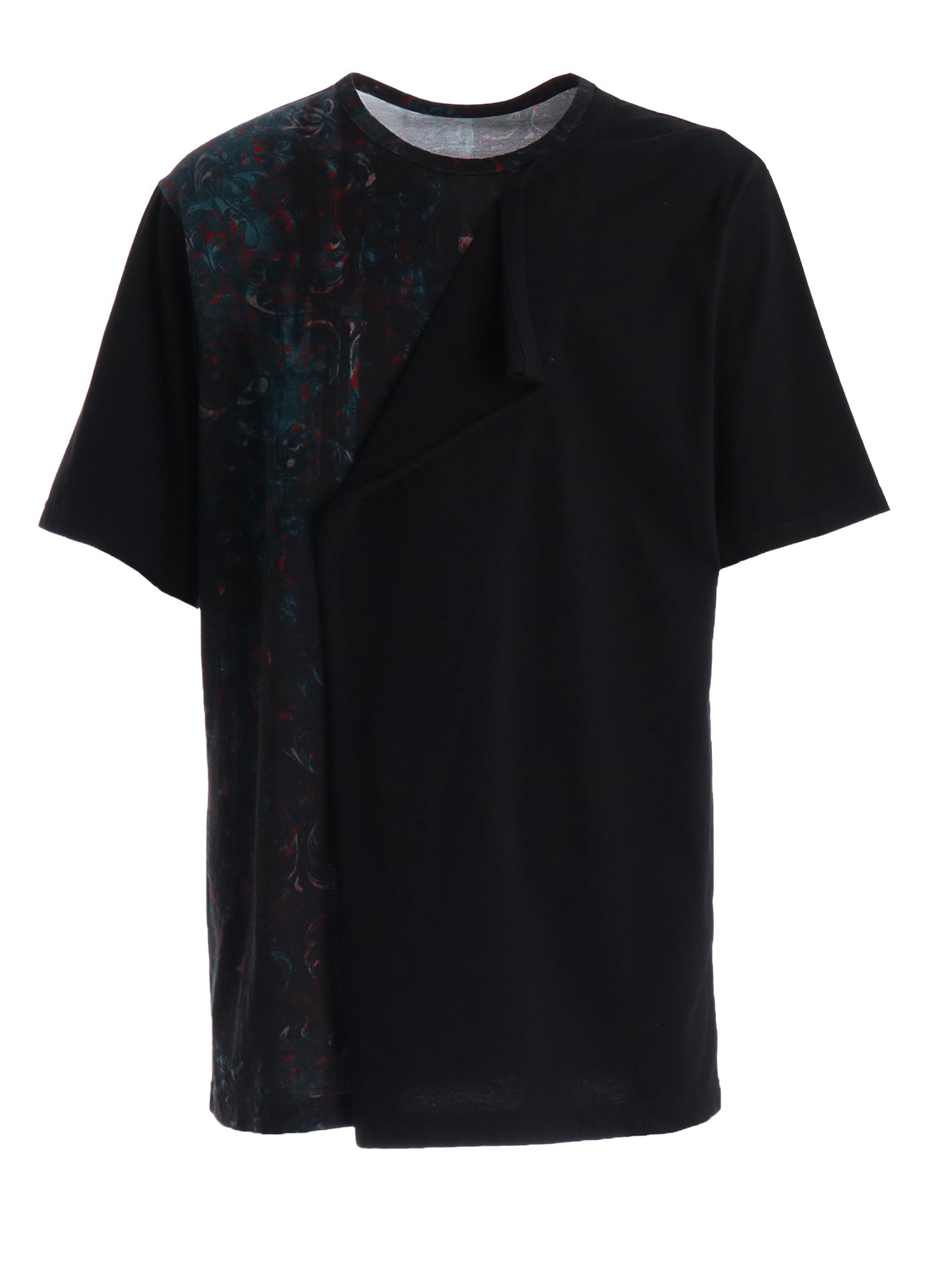 PAISLEY+COTTON JERSEY SHORT SLEEVED T
