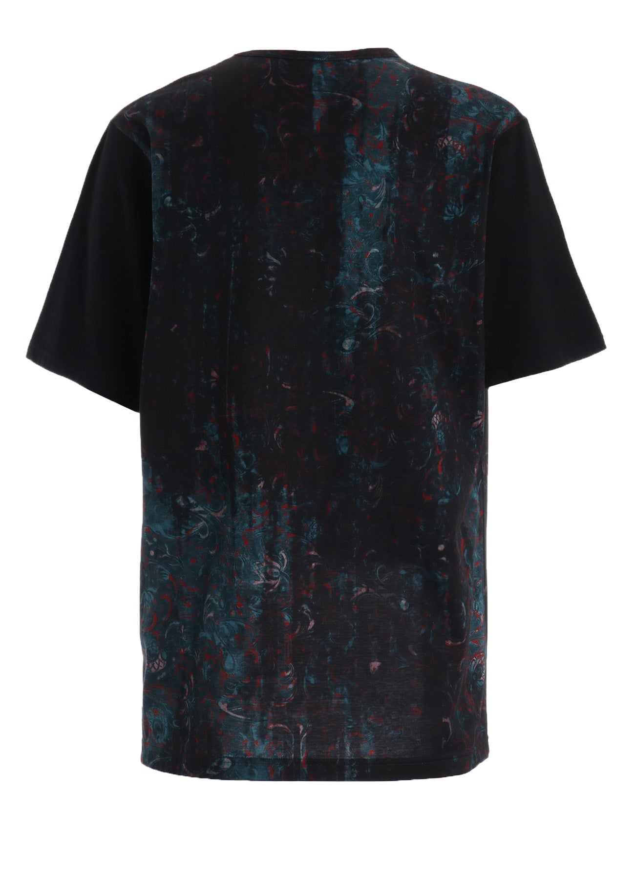 PAISLEY+COTTON JERSEY SHORT SLEEVED T