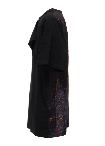 PAISLEY+COTTON JERSEY SHORT SLEEVED T
